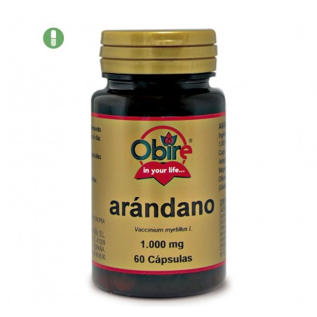 ARANDANO AZUL 1000 MG 60 CAP OBIRE