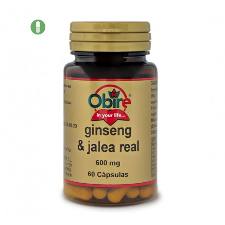 GINSENG JALEA REAL 600 MG 60 CAP OBIRE
