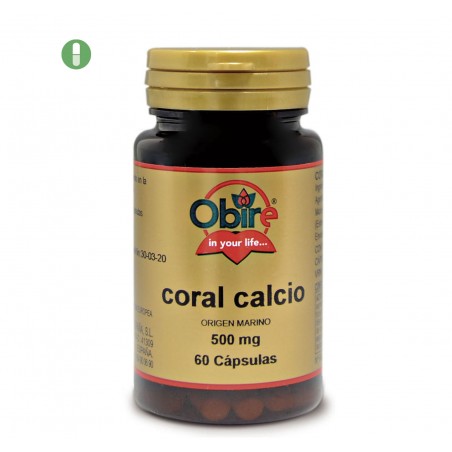 CALCIO CORAL 500 MG 60 CAP  OBIRE