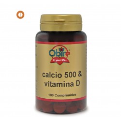 Calcio 500 + Vitamina D 100 Comp Obire