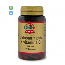 Chitosan Piña Vitamina C 360 mg - Obire
