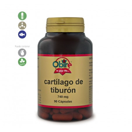 CARTILAGO TIBURON 740 MG 90 CAP OBIRE