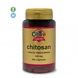 Chitosan 300 mg 100 Cap Obire - Suplemento Natural