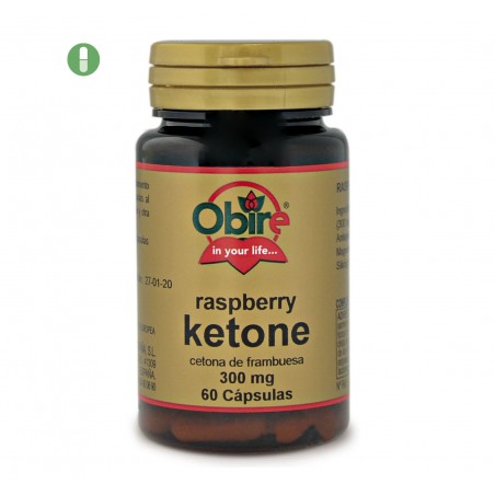 KETONAS FRAMBUESA 300 MG 60 CAP OBIRE