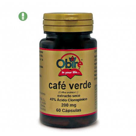CAFE VERDE EXT SECO 200 MG 60 CAP OBIRE