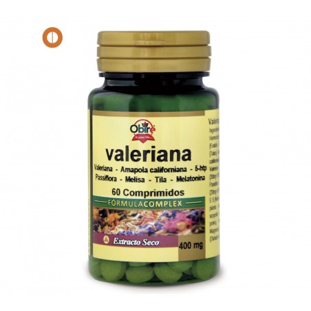 VALERIANA COMPLEX EXT SECO 400 MG 60 COMP OBIRE