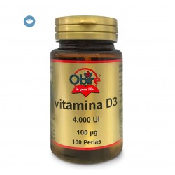 Vitamina D3 4000 UI 100 Perlas Obire - Compra Ahora