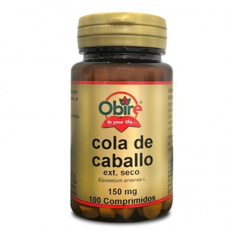 COLA CABALLO 150 MG EXT SECO 100 COMP OBIRE