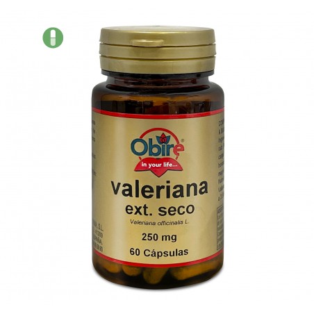 VALERIANA EXT SECO 250 MG 60 CAP OBIRE