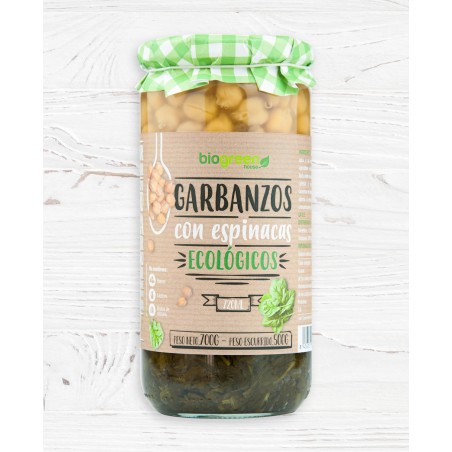 GARBANZOS CON ESPINACAS 720 ML