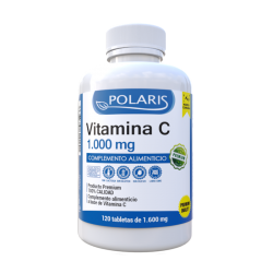 Vitamina C 1000 mg 120 Tab Polaris - Refuerzo Nutricional