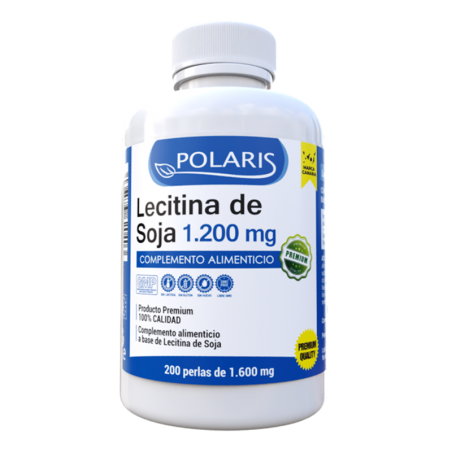 LECITINA SOJA 1200 MG 200 PERLAS POLARIS