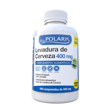 LEVADURA CERVEZA 400 MG 500 COMP POLARIS
