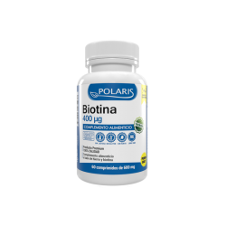 Biotina 400 mg 60 Comp. Polaris - Suplemento Esencial