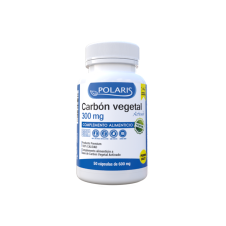 CARBON VEGETAL ACTIVADO 300 MG 50 CAPS POLARIS