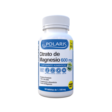 CITRATO MAGNESIO 600 MG 60 COMP POLARIS