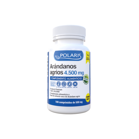 ARANDANOS AGRIOS 500 MG (4500 MG) 100 COMP POLARIS