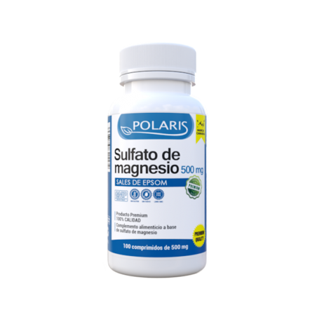 SULFATO MAGNESIO 500 MG 100 COMP POLARIS
