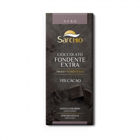 TABLETA CHOCOLATE NEGRO 74% ECO 80 G