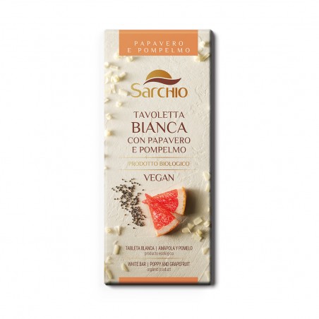 TABLETA CHOCOLATE BLANCO AMAPOLA POMELO ECO 80 G