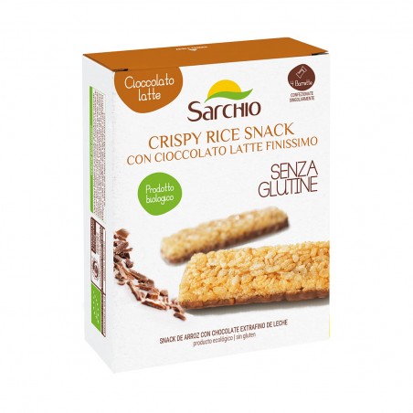 BARRITAS ARROZ CRUJIENTE CHOCO LECHE S/G ECO 100 G