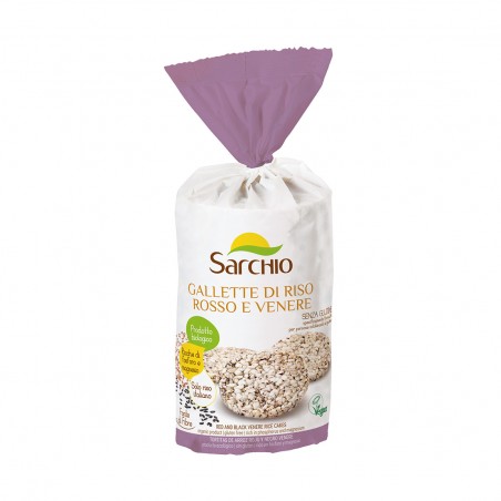 TORTITAS ARROZ ROJO NEGRO VENERE S/G ECO 100 G