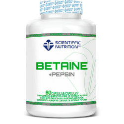 Betaine Pepsin 60 Cápsulas - Suplemento Natural