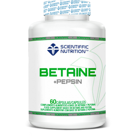 BETAINE PEPSIN 60 CAPSULAS