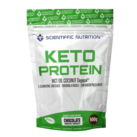 KETO PROTEIN CHOCOLATE STEVIA 500 GR