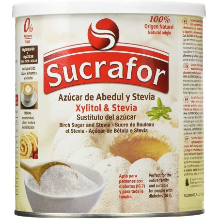 SUCRAFOR (XILITOL Y STEVIA) 500 GR