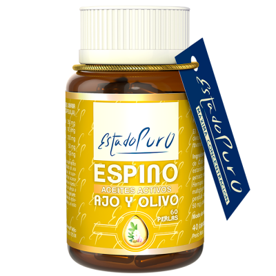 Aceite Espino Blanco Ajo Olivo 60 Perlas - Compra Tu Suplemento