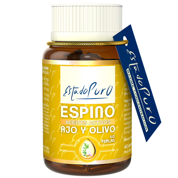 EP ACEITE ESPINO BLANCO AJO OLIVO 60 perlas
