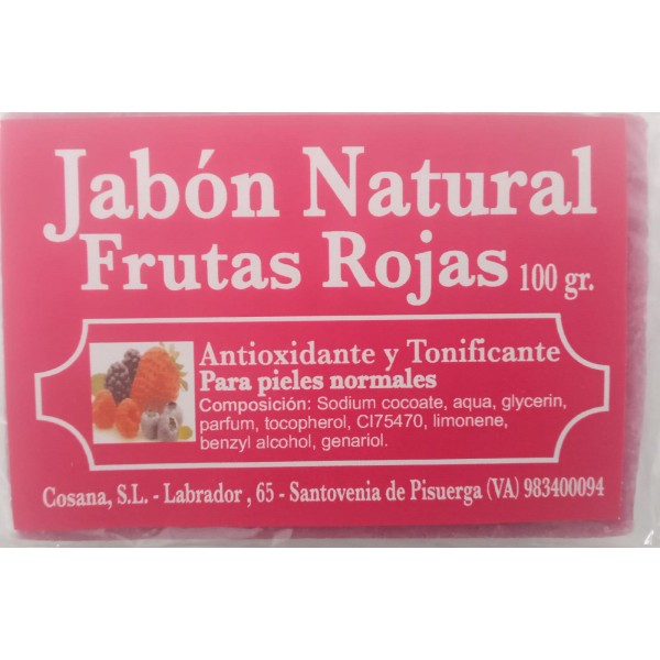JABON FRUTOS ROJOS 100 GR
