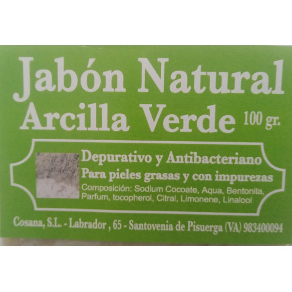 JABON ARCILLA VERDE 100 GR