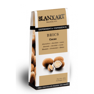 Brics Cacao Almendra Choco 100g - Sabor Natural