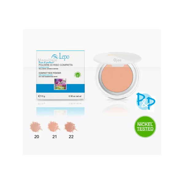 PURE & PERFET. POLVO ARROZ COMPACT Nº 21