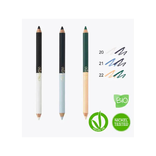 BIO DUO KAJAL Nº 21 AZUL CIELO / AZUL OSCURO