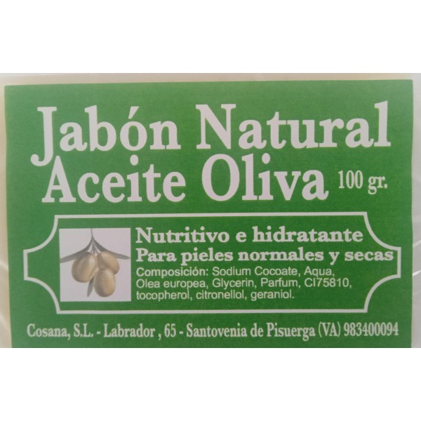 JABON ACEITE OLIVA 100 GR