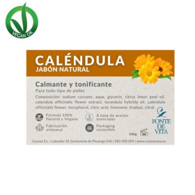 Jabón de Caléndula 100g - Suave y Natural