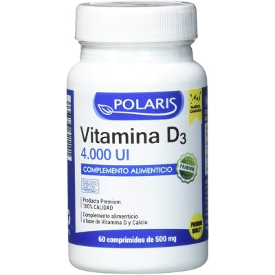 Vitamina D3 4000 UI 60 Comp. Polaris - Calidad Garantizada