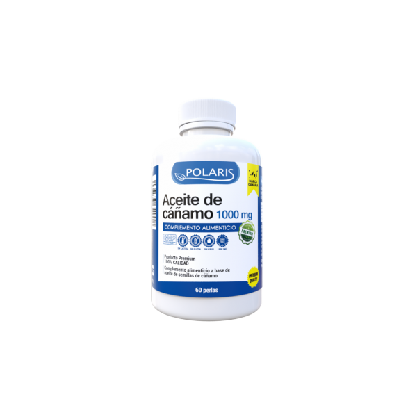 ACEITE CAÑAMO 1000 MG 60 PERLAS POLARIS