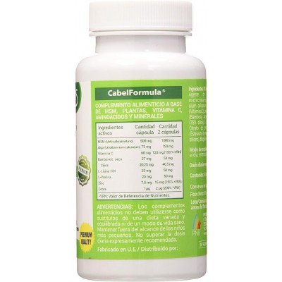 Cabel Formula 1000 mg - Suplemento para el Cabello