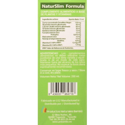 NaturSlim Fórmula 250 ml - Suplemento Natural
