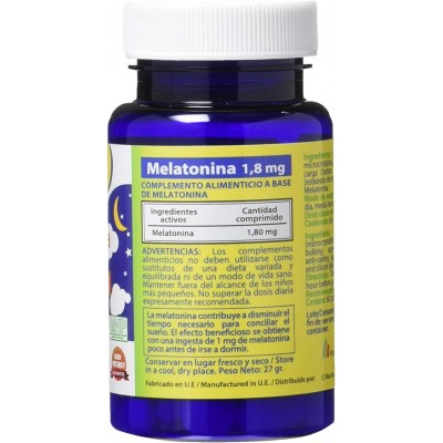 Melatonina 1.8 mg 60 Comp. Polaris - Sueño Natural