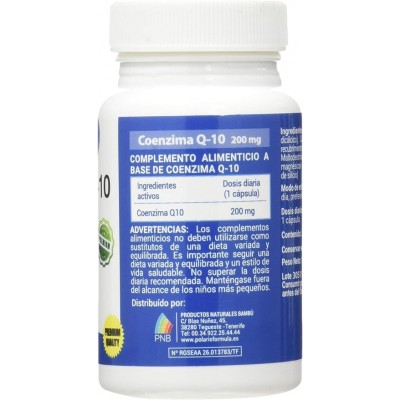 Coenzima Q10 200 mg 30 cápsulas - Compra Tu Suplemento