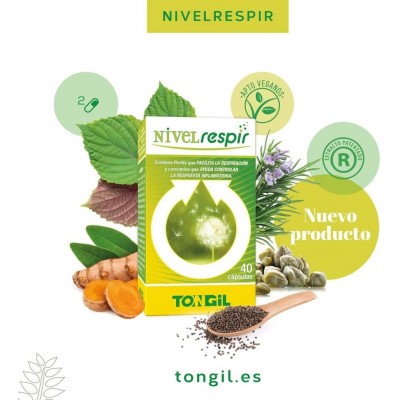 NIVELRESPIR 40 CAP - Suplemento Alimenticio Natural