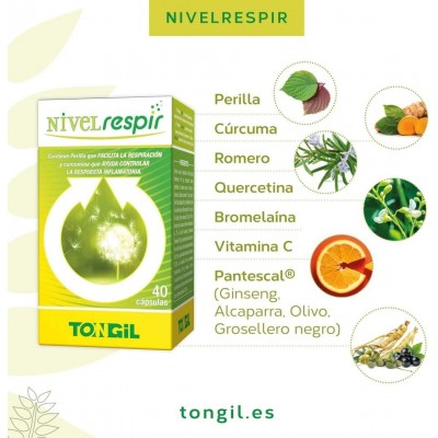 NIVELRESPIR 40 CAP - Suplemento Alimenticio Natural
