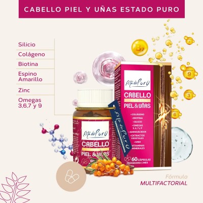 EP Cabello Piel Uñas Clinic 60 Cap - Suplemento Nutricional