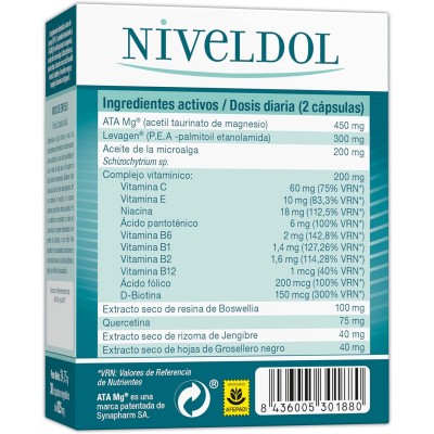 NIVELDOL 30 CAP - Suplemento de Calidad