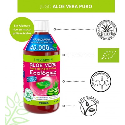 Jugo Aloe Vera Eco 1L - Natural y Ecológico